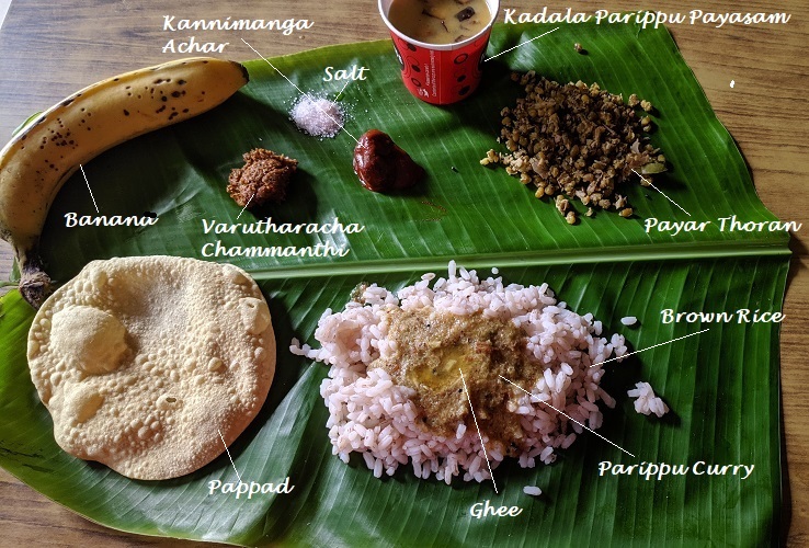 ‘Ullathu kondu onam pole’ (Onam Sadhya festival with whatever available)